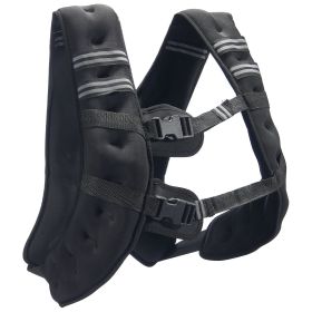 VEVOR Weighted Vest, 30 lbs Weight Vest with Reflective Stripe, Adjustable Buckle Body Weight Vest for Men Women