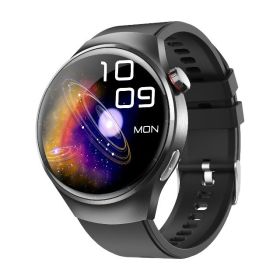 Fashion Smart Watch For Men Women Healthy Mornitoring Ips Screen Fitness Tracker With Bluetooth Call IP67 Waterproof Heart Rate Sleep SpO2 Monito (Option: Black silicone strap)